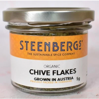 Image of Steenbergs Organic Chives Standard Jar 5g Dried Herb