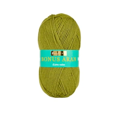 Image of Hayfield Bonus Aran Yarn, Fern Green (603), 100g