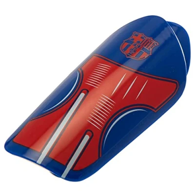 Image of FC Barcelona Childrens/Kids Crest Slip In Shin Guards (7 9 Years) (Red/Blue)