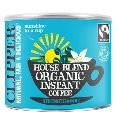 Image of Clipper Organic Medium Roast Arabica Coffee Instant 500g Refill Gourmet Sustainable &amp; Fairtrade by Teas Ethically Sourced Eco Conscious Blends