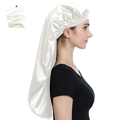 Image of Alnorm Dreads Sleep Night Cap Hair Bonnet for Black Women