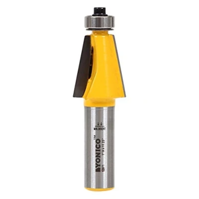 Image of Yonico 13911 11.25 Degree Bevel Edge Forming Router Bit 1/2 Inch Shank