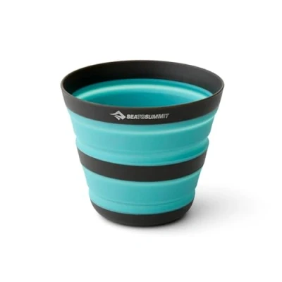 Image of Sea to Summit Frontier Ultralight Collapsible 12 Ounce Camp Cup, Aqua Blue