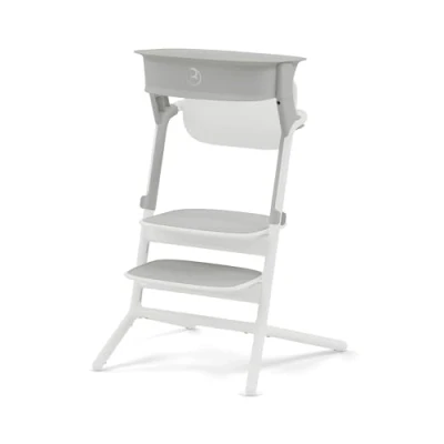 Image of CYBEX Gold LEMO learning Tower Set, for converting the high seat into a tower, 1 5 years (up to 25 kg), Incl. 2 non slip silicone mats and footrest, Suede Grey
