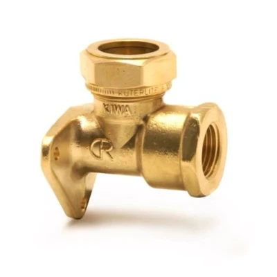 Image of Kut 617W 1/2 Inch X 15mm Wall Plate Elbow