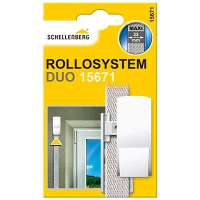 Image of Schellenberg 15671 Guide Strap for Roller Shutter Straps with Cutting Joint, White,