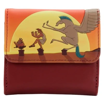 Image of Loungefly Disney Hercules 25th Anniversary Sunset Wallet One Size, Hercules,