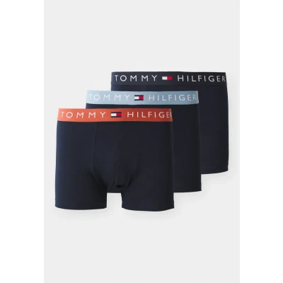 Image of Tommy Hilfiger Trunk 3 PACK Pants, Men&#039;s, Size: Small, Desert sky/sun/blu