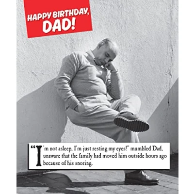Image of Jokey Greetings Cards, Dad Birthday Card, Funny Card for Dad,