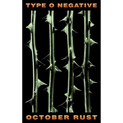 Image of Type O Negative October Rust Fabric Poster (106cm x 70cm) (Green/Black/Orange)