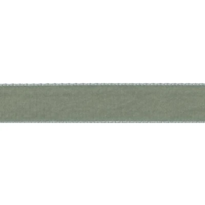Image of Berisfords Velvet Ribbon, Grey, 10.2 x 5.6 cm