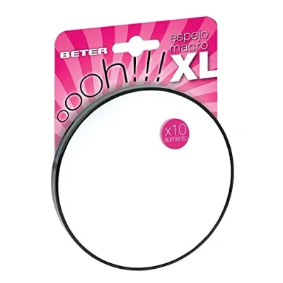 Image of Beter Ohh XL Mirror, 10x Magnification, with Suction Pads, 13 cm