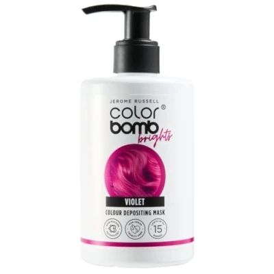 Image of Jerome Russell Color Bomb Brights Violet Colour Depositing Conditioning Mask, 300ml