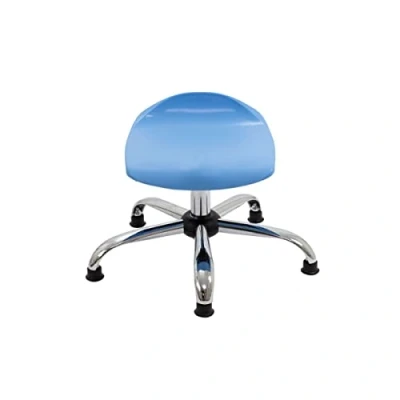 Image of Tc Titan Swivel Junior Stool 405 475mm Seat Height Sky Blue with Glides