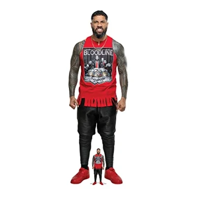 Image of SC4168 Jey Uso WWE Lifesize Cardboard Cutout With Mini