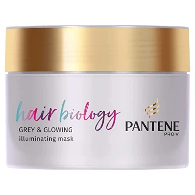 Image of Pantene Hair Biology Mask Silver &amp; Glowing 160ml