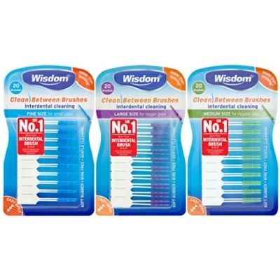 Image of Wisdom Clean Between Brushes, Interdental Small, Medium Large Gaps by