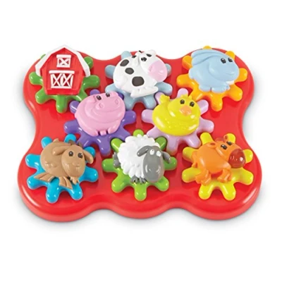 Image of Learning Resources Barnyard Friends Build &amp; Spin