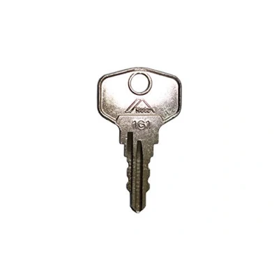 Image of Roto TS8215 Original Key 1G1 Small 37 mm for Lockable Handles Rotoline, Silver,