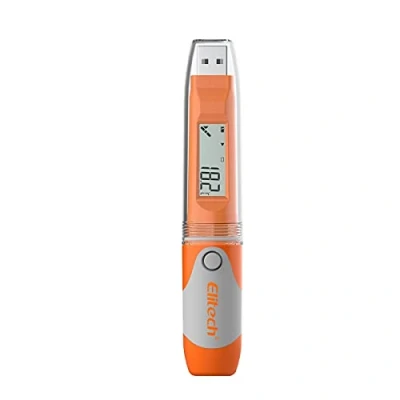 Image of Elitech Temperature Data Logger Reusable USB Digital Recorder Medical Refrigerator Thermometer Programmable Monitor 32000 Points High Accuracy, RC 51