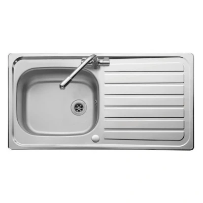 Image of Lexin 1 Bowl Reversible Sink and Aquaflow Tap