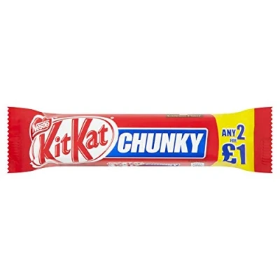 Image of Kit Kat Chunky Milk Chocolate Bar Pack of 24 x 40G