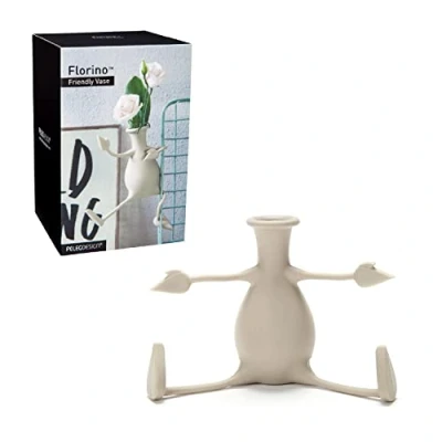 Image of FLORINO Friendly flower vase Stone Color by Peleg Design
