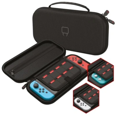 Image of Venom Switch Carry Case (Includes 2 x Screen Protectors) Compatible with Standard, OLED and Lite