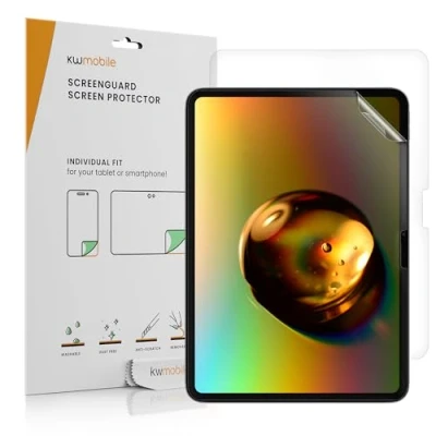Image of kwmobile Screen Protector Compatible with Apple iPad Pro 11&quot; (2024) 2x Anti reflective Matte Film for Tablet