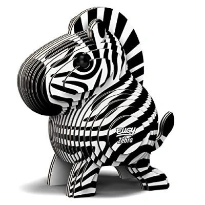 Image of EUGY Zebra Eco Friendly 3D Paper Puzzle 011