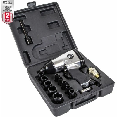Image of SIP 1/2&quot; 17pc Air Impact Wrench Kit