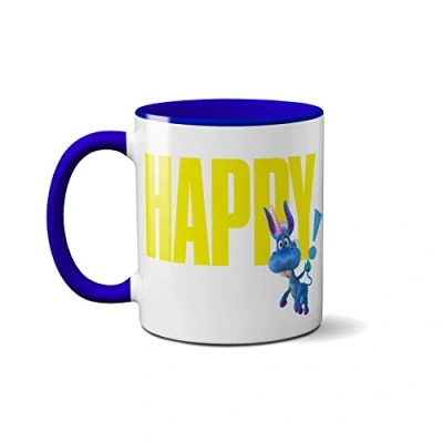 Image of SMARTYPANTS Happy! TV Series Inspired Large Logo with Unicorn 10/11 Oz Ceramic Mug Coffee Cup (Mug)