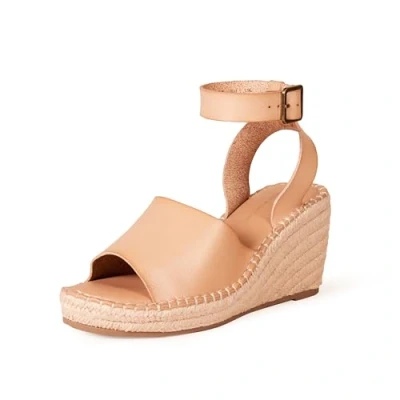 Image of Amazon Essentials Women&#039;s Comfortable Wedge Espadrille Sandal, Blush, 8 UK