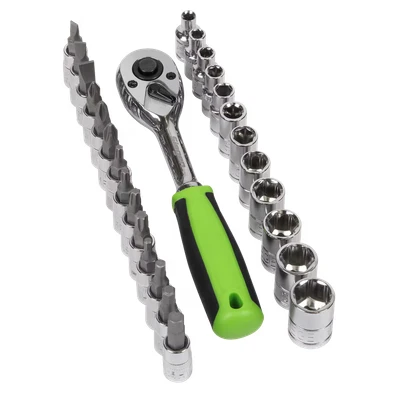 Image of Siegen Socket &amp; Bit Set 27pc 1/4&quot;Sq Drive WallDrive® Metric
