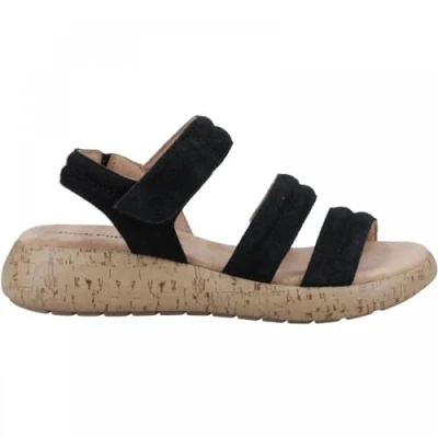 Image of Hush Puppies Women&#039;s Skye Sandal Ladies Summer, Black, 5 UK