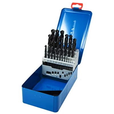 Image of Presto 09522M25 Elite High Speed Steel Split Point Jobber Drill Set, 1mm 13mm Diameter, 1.0mm Increments, 25 Piece