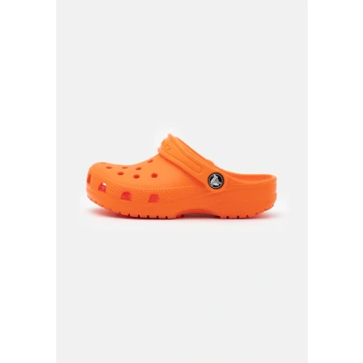 Image of Crocs Unisex Kids Classic Clog K Clogs, Orange Zing, 4 UK