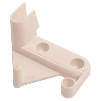 Image of Certified Fridge Freezer Drawer Flap Hinge Right Hand White Catch Latch Support Compatible For Hotpoint Indesit