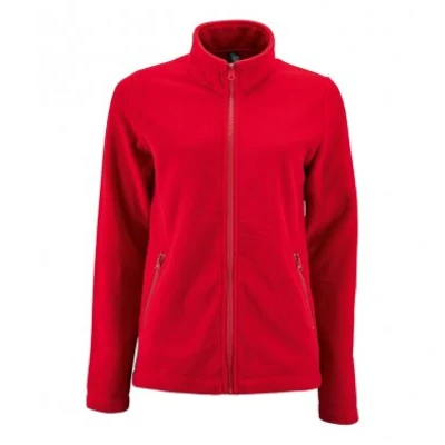 Image of SOLS Womens/Ladies Norman Fleece Jacket (Red) Size Small