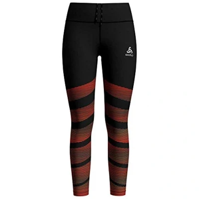 Image of Odlo Tights Zeroweight Women&#039; S Leggings Odyssey Grey Placed Print Ss20, X Small