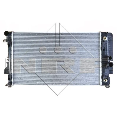 Image of 6395010701, 6395011201, A6395010701, A6395011201 Engine radiator NRF 58440 Aluminium 650mm 391mm 32mm Brazed cooling fins MERCEDES BENZ: Vito Mixto