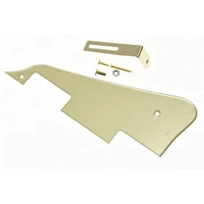 Image of Dopro Gold Mirror LP Guitar Pickguard with Bracket for Epiphone Les Paul