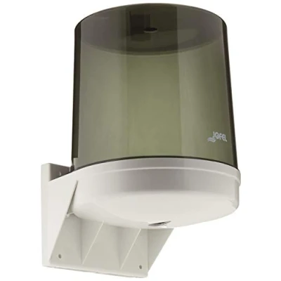 Image of Jofel Paper Towel Holder, Classic, Round, Smoky Color, Acrylonitrile Butadiene Styrene, Countertop