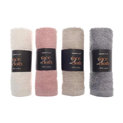 Image of Country Club Set of 4 Super Soft Face Cloths