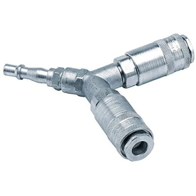 Image of Draper PCL Twin Standard Coupling, 2 x Male Couplings, 1 Tailpiece (Sold Loose)
