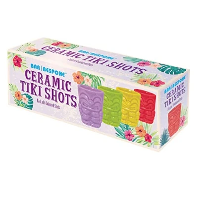 Image of Bar Bespoke Ceramic Tiki Shots 4 Pack