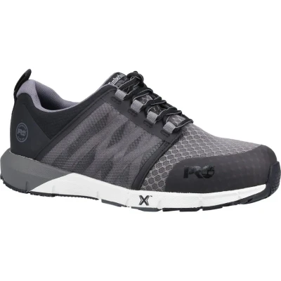 Image of Timberland Pro Radius Trainers Mens Grey Mesh Size UK 6.5
