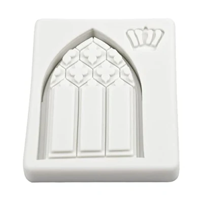 Image of Chocolate Candy Sugar Craft Window Mold Cake Decorating Tools Family Art Silicone Soap Kitchen