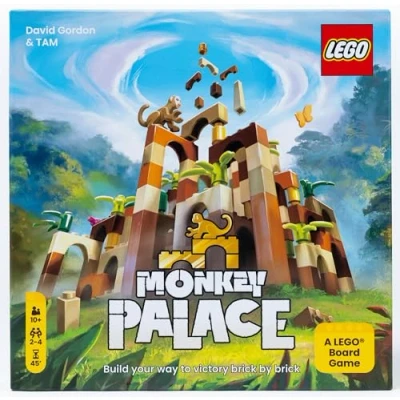 Image of Dotted Games Monkey Palace: A LEGO Board Game Build Your Way to Victory Brick by Brick! Fun Family Building for Kids &amp; Adults, Ages 10+, 2 4 Players, 45 Minute Playtime