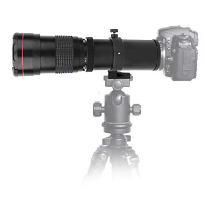 Image of Telephoto Zoom Lens,Metal 420 800mm F/8.3 16 Manual Full Frame Super Lens,for Canon/for Olympus/for SONY SLR Camera Far Distance Photography